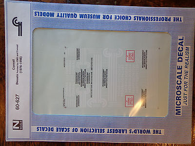 Microscale Decal N  #60-627 CR Diesels - Painted By EMD and Conrail
