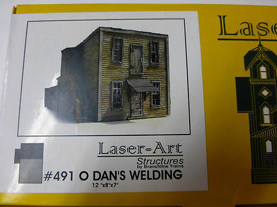 Branchline O laser Art Structures #491 Dan's Welding