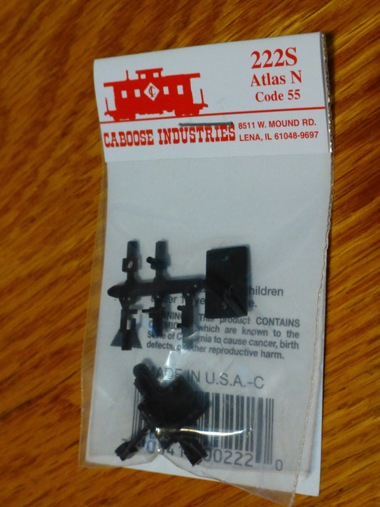 Caboose Industries N #222 Oper. Ground Throw/Atlas Code 55