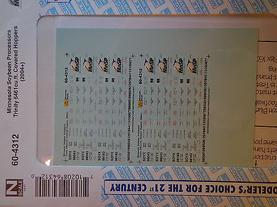Microscale Decal N  #60-4312 Minnesota Soybean Processors Trinity 5461cu.ft. Cov