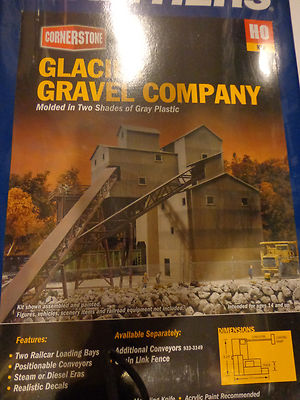 Walthers Cornerstone HO #933-3062 Glacier Gravel Company (kit)