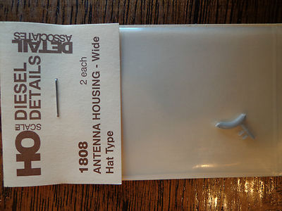 Detail Associates HO #1808 Radio Antenna-Wide Hat(pkg2)