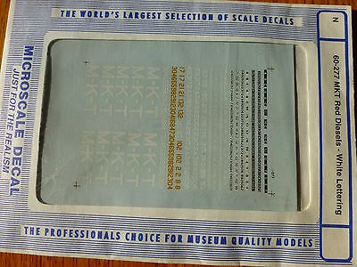 Microscale Decal N  #60-277 M-K-T Diesels- Red Scheme