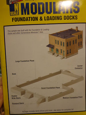 Walthers Cornerstone N #3283 Foundation & Loading Dock