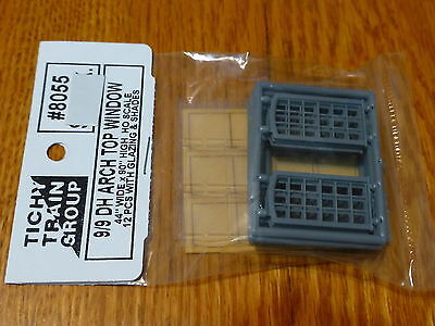 Tichy Train Group HO #8055 (9/9 DH Arch Top Window) 44" x 90" (12pcs) w/Glazing