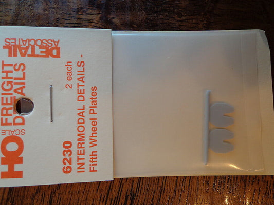 Detail Associates HO #6230 Intermodal Details - Fifth Wheel Plates-Unpainted