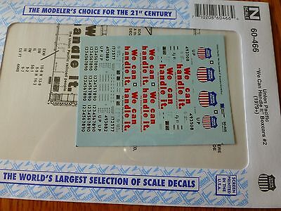 Microscale Decal N  #60-466 UP Freight-Box Car - 40' 50' 86'