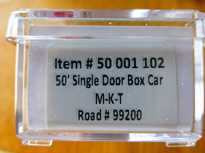 Atlas N #50001102 M-K-T #99200 TM 50' Single Door Box Car