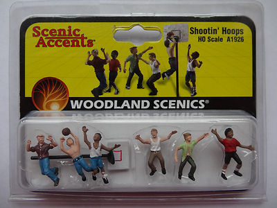 Woodland Scenics HO #1926  Shootin' Hoops