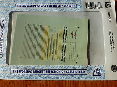 Microscale Decal N  #60-388 MP Diesels- E7, E8 - Blue & Grey Scheme"
