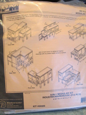 DPM HO #243-35300 Modular Building System(TM) -- Four-in-One #2 - Kit