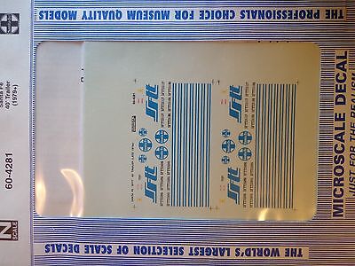 Microscale Decal N  #60-4281 ATSF Trailer - 40' - SFTT scheme Dates:1979+