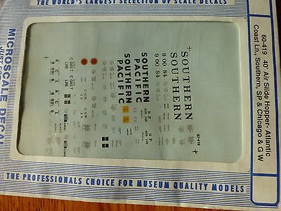 Microscale Decal N  #60-419 Assorted Freight-"Hopper - Airslide - 40' - 70-ton -