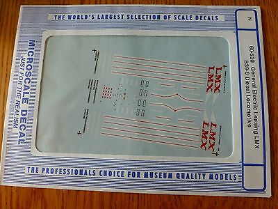 Microscale Decal N  #60-520 LMX Diesels - B39-8