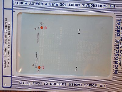 Microscale Decal N  #60-745 SP Maxi-III Double Stack Cars - Gunderson Maxi III -