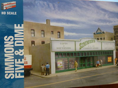 Walthers Cornerstone HO #3464 Simmons Five & Dime - Main Street USA -- Kit