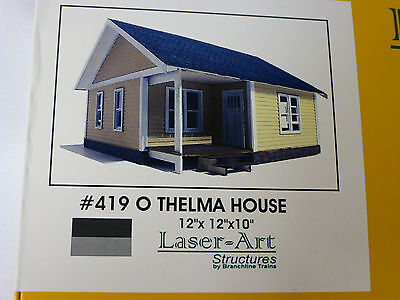 Branchline O laser Art Structures #419 Thelma Catalog House kit form