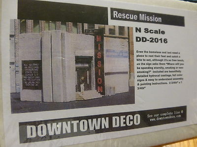Downtown Deco N #DD2016 1st Street Rescue Mission (Plaster Kit)