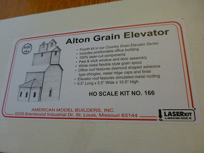 American Model Builders HO #166 Alton Elevator kit Form
