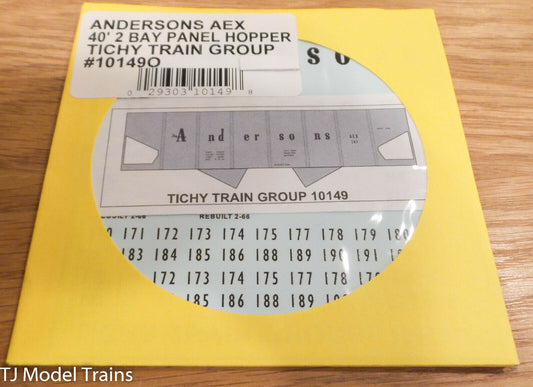 Tichy Train Group O #10149O Andersons AEX 40' 2 Bay Panel Hopper