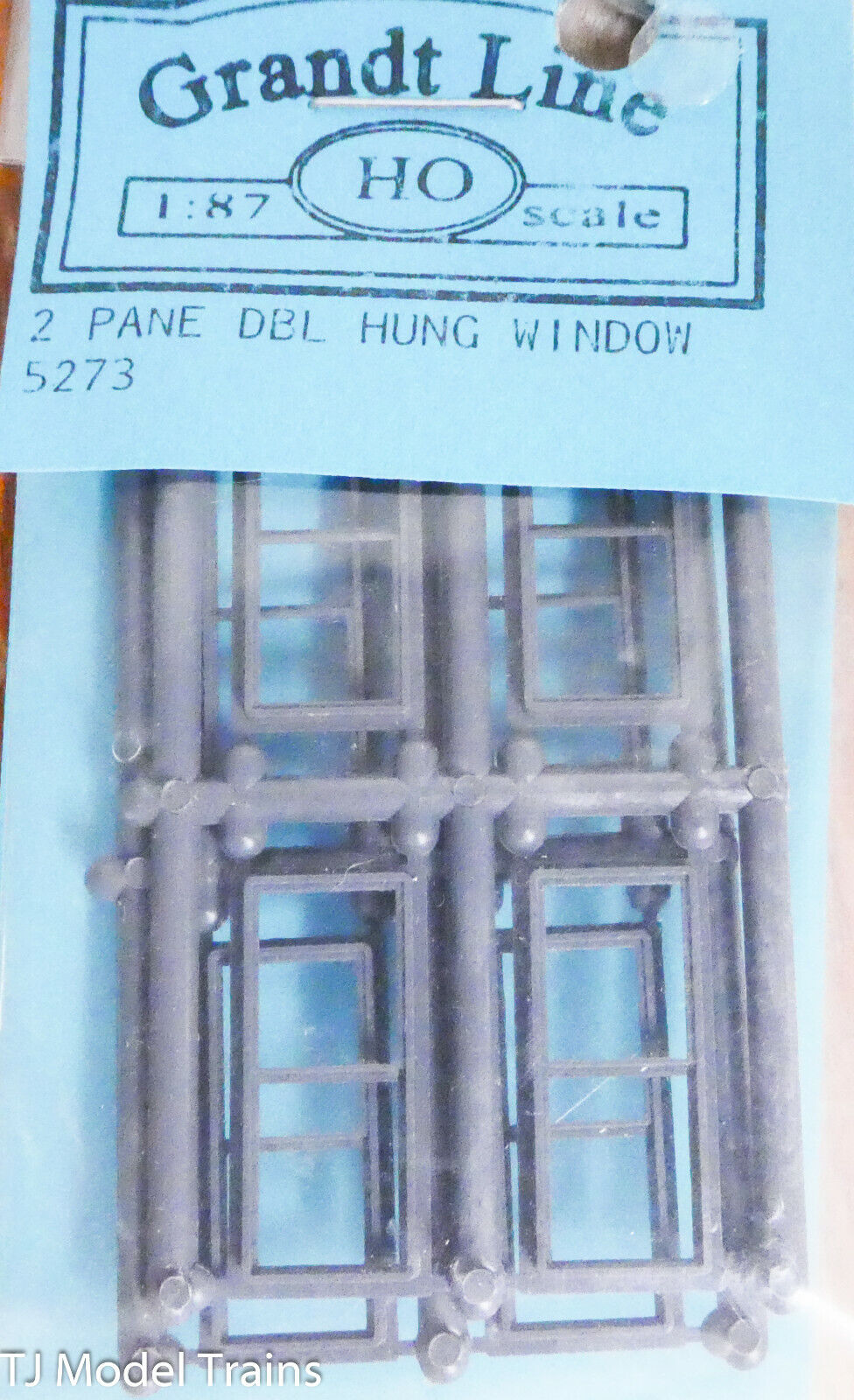 Grandt Line HO #5273 Double-Hung Windows -- 2-Pane (Plastic)